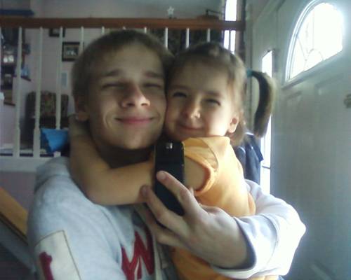 My sister and I