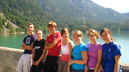 our small group on a hike